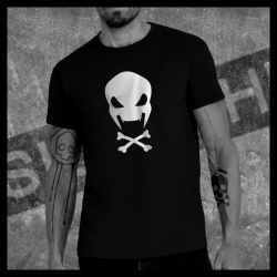 H0025 T-Shirt tête de mort Skullhead Pirate crocs
