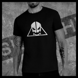 H0077 T-Shirt tête de mort Skullhead Pirate Triangle